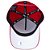 Boné 9FORTY A-Frame Snapback NBA Chicago Bulls Aba Curva - Imagem 5
