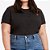 Camiseta Levi's The Perfect Plus Size Manga Curta Preto - Imagem 2
