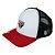 Boné São Paulo SPFC Branco e Vermelho Masculino - Imagem 2