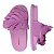 Chinelo Slide Farm Monstera Feminino Hortencia Rosa - Imagem 3
