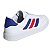Tênis Adidas Courtblock Masculino Branco Azul Vermelho - Imagem 3