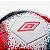 Bola Umbro De Campo Kick Off  Branca Preta Vermelha Cinza - Imagem 3