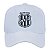 Boné Ponte Preta Bordado Frontal Branco Supercap - Imagem 1