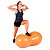 Bola Pilates Fisio Feijao Laranja 45cmx90cm Hidrolight - Imagem 5