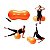 Bola Pilates Fisio Feijao Laranja 45cmx90cm Hidrolight - Imagem 7