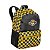 Mochila Grande Minions Chess Sestini Preta Amarela - Imagem 7