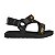 Sandália Mini Melissa Stripes M Lover Preto - Imagem 1