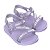 Sandália Mini Melissa Stripes M Lover Violeta - Imagem 2