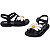 Mini Melissa Hip Bloomy Baby Preto Branco - Imagem 2