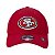 Boné New Era 940  NFL San Francisco 49Ers Aba Curva Vermelho - Imagem 1