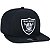 Boné New Era 950 NFL Las Vegas Raiders Aba Reta Preto - Imagem 3