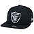 Boné New Era 950 NFL Las Vegas Raiders Aba Reta Preto - Imagem 2