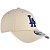 Boné New Era 940 MLB 940 Los Angeles Dodgers Bege Logo Azul - Imagem 5