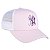 Boné New Era 940 A-Frame Trucker MLB New York Yankees Rosa - Imagem 3
