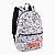 Mochila Puma Phase Aop Backpack Black White - Imagem 1