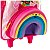 Mochila de Carrinho Gabby Rainbow Grande Infantil - Imagem 5