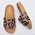 Chinelo Slide Melissa Animal Print Feminino Marrom - Imagem 2