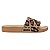 Chinelo Slide Melissa Animal Print Feminino Marrom - Imagem 1