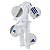 Kimono Adidas Infantil Três Listras Branco - Imagem 2