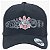 Boné Corinthians Silk Frontal Preto Supercap Símbolos - Imagem 1