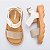 Sandália Mini Melissa Kick Off Sandal Baby Bege - Imagem 3