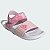 Sandália Adidas Adilette Branca Rosa Kids Infantil - Imagem 2