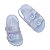 Sandália Melissa Mini Cozy Slide Branca Azul - Imagem 3