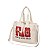 Bolsa Farm Totebag Praiana Rio de Flor Off White - Imagem 3