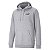 Blusa Puma Moletom com Capuz Essentials Small Logo Cinza - Imagem 1