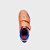 Chuteira Futsal Umbro Flip Kids Infantil Laranja Azul Branco - Imagem 6