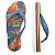 Chinelo Farm Raibown Print Floral Azul - Imagem 1