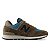 Tênis New Balance 574 Masculino Marrom Azul - Imagem 1