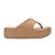 Sandália Melissa Free Platform Thong Feminino Bege - Imagem 1