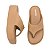 Sandália Melissa Free Platform Thong Feminino Bege - Imagem 2