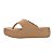 Sandália Melissa Free Platform Thong Feminino Bege - Imagem 3