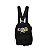 Mini Mochila Borogodó Rio Fantasia Preta - Imagem 1