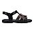 Sandália Mini Melissa Hip Lovely Preto Glitter - Imagem 2