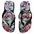 Chinelo Farm Tropical Feminino Preto Lilás - Imagem 1