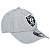Boné New Era 940 NFL Las Vegas Raiders Core Cinza Claro - Imagem 2