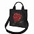 Bolsa Farm Mimo Gráfico Rosalia Preta - Imagem 1
