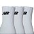 Kit 3 pares meia cano alto New Balance 39 a 42 Branca - Imagem 3