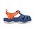 Sandália Mini Melissa Zig Baby Azul Laranja - Imagem 1