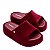 Sandália Melissa Free Platform Slide Velvet Vermelho Flocado - Imagem 4