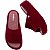 Sandália Melissa Free Platform Slide Velvet Vermelho Flocado - Imagem 2