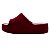 Sandália Melissa Free Platform Slide Velvet Vermelho Flocado - Imagem 3