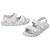 Mini Melissa Mix II Feminina Branco Cinza - Imagem 3
