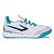 Chuteira Futsal Topper Dominator Fuse II Branco Verde - Imagem 1