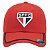 Boné São Paulo Patch Silk Aplicado Bordado Frontal Vermelho - Imagem 1