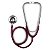 Estetoscópio Duplo Prof Dellamed Pulmonar Cardíaco Vinho - Imagem 1