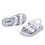 Sandália Mini Melissa Stripes M Lover Vidro Branco - Imagem 5